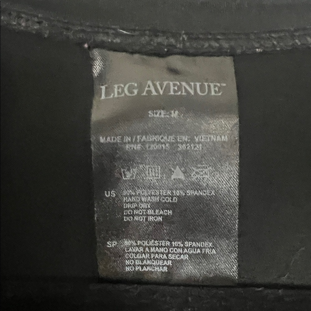 Leg Avenue Police Black Button-Up Jumpsuit - Picture 3 of 12